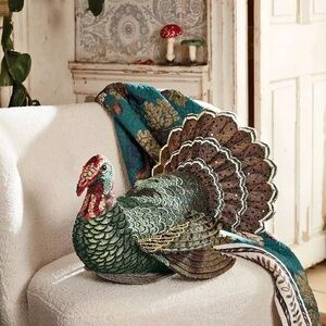 John Derian Turkey Pillow